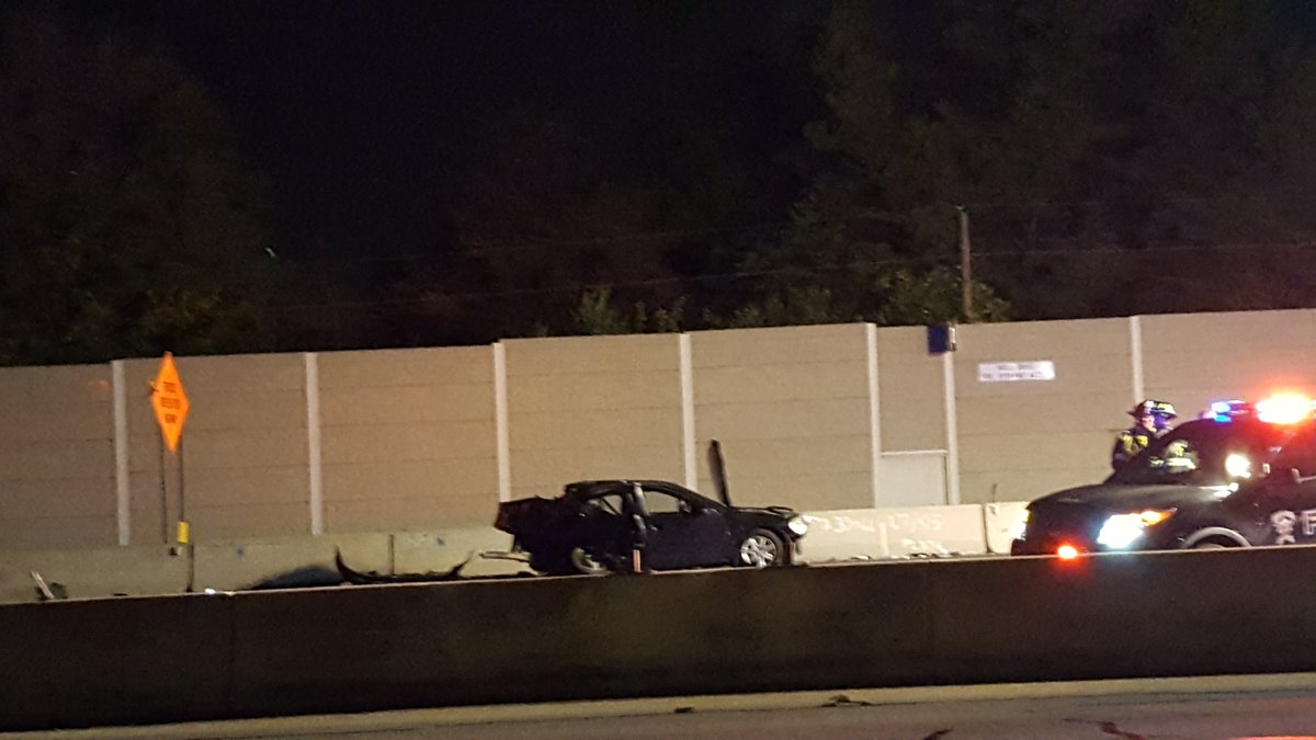 Fishers: scene of crash that has closed I-69 southbound in Fishers, creating major backups   
