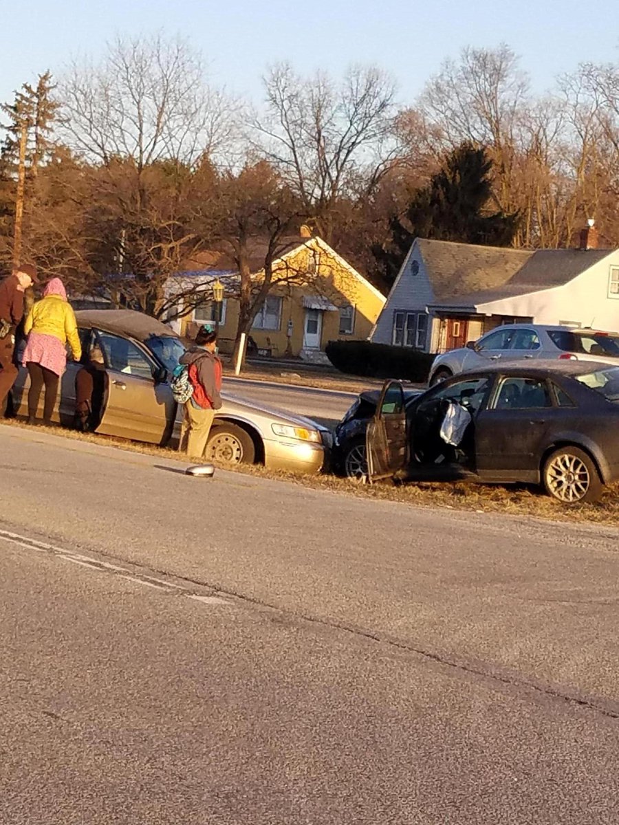 There was a bad crash on State Road 2 at Chapel Lane in South Bend on Friday morning