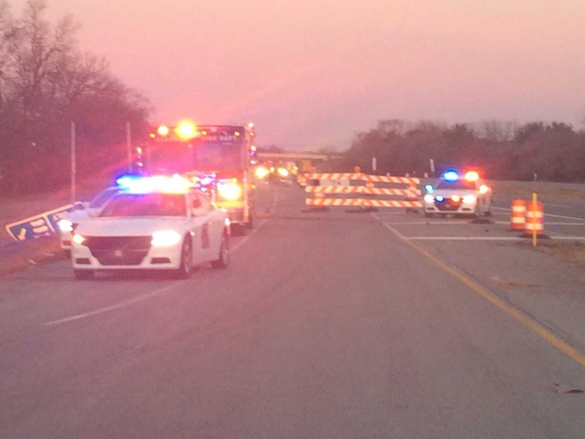 State police say a semi hit an abandoned truck on the Toll Road, sending it off the road to crash into a manufacturing facility at 2944 Gateway Drive. Appears to be the Altec Engineering building. WSBT 22 has a crew at the scene.   