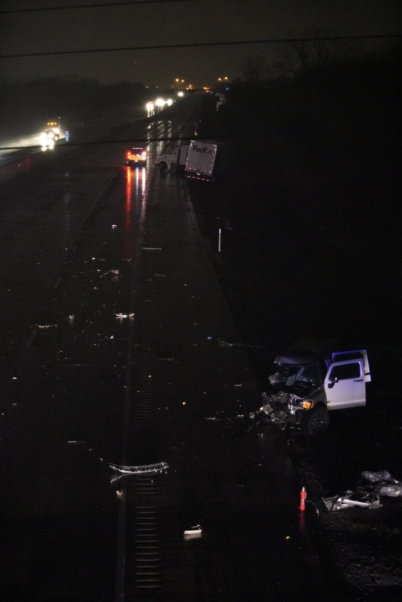 2 people in hospital following head-on collision with semi on I-70 on Indy's east side. ISP tell there heading wrong way on interstate, east bound in the west bound lanes. I70 west shut down at Mt Comfort Rd