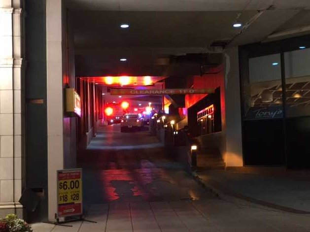 Police is investigating a shooting at the Embassy Suites in downtown Indianapolis. A man in his 30s was shot on the 20th floor. The victim is in serious condition