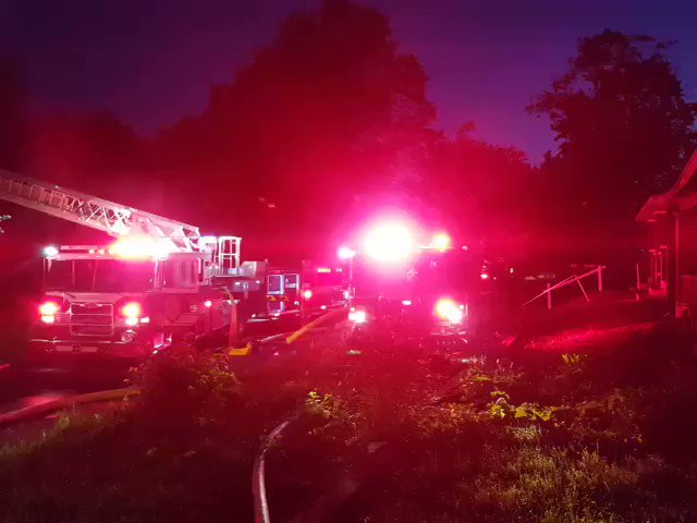 Emergency crews are at the scene of a fully-involved house fire on the near east side of Indianapolis. The call about the fire came in around 5 a.m. on Thursday.