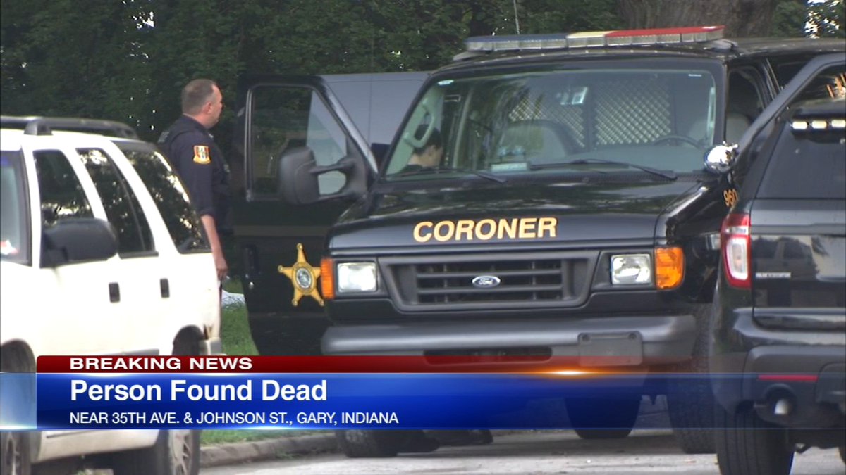 A person was found dead at a home in Gary, Ind. Police, firefighters and investigators were at the home overnight, but it is unclear how the person died