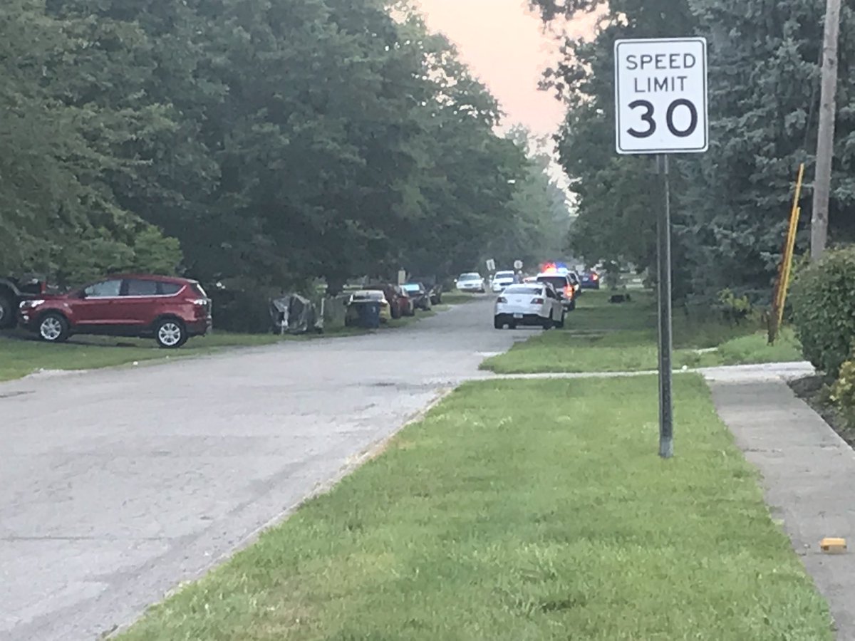 IMPD confirms a person shot and in critical condition on the East side. This is N Fenton Avenue
