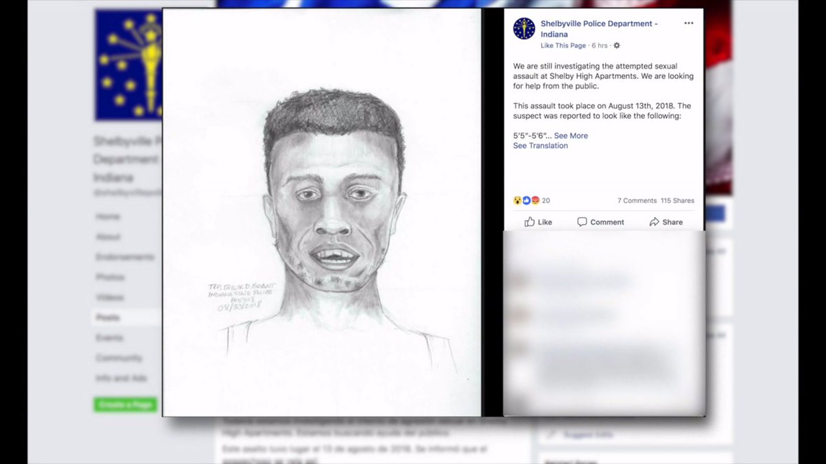 Shelbyville police continue search for sexual assault suspect 