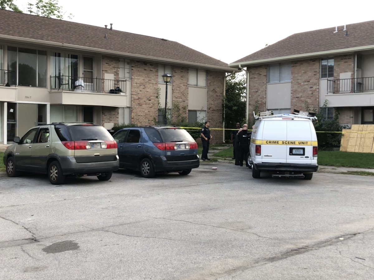 Police confirms that someone was shot and killed at the Briergate Apartments near 30th and Post on Indy's east side
