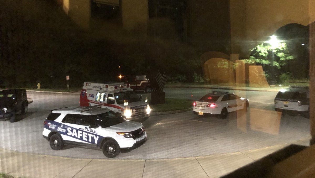 A girl has been carried out on a stretcher at Governors Hall. Multiple emergency personnel on scene.   