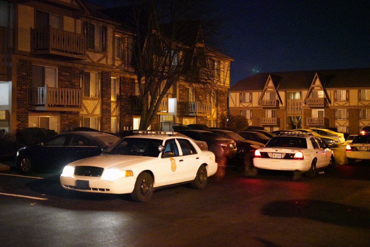 IMPD on scene of a male found dead in an apartment near 46th and High School Rd.