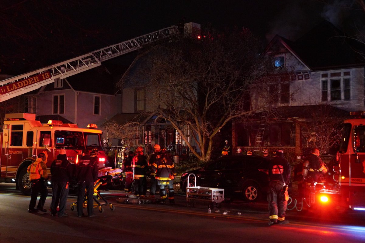 IFD on scene of house fire near 15th and Alabama.