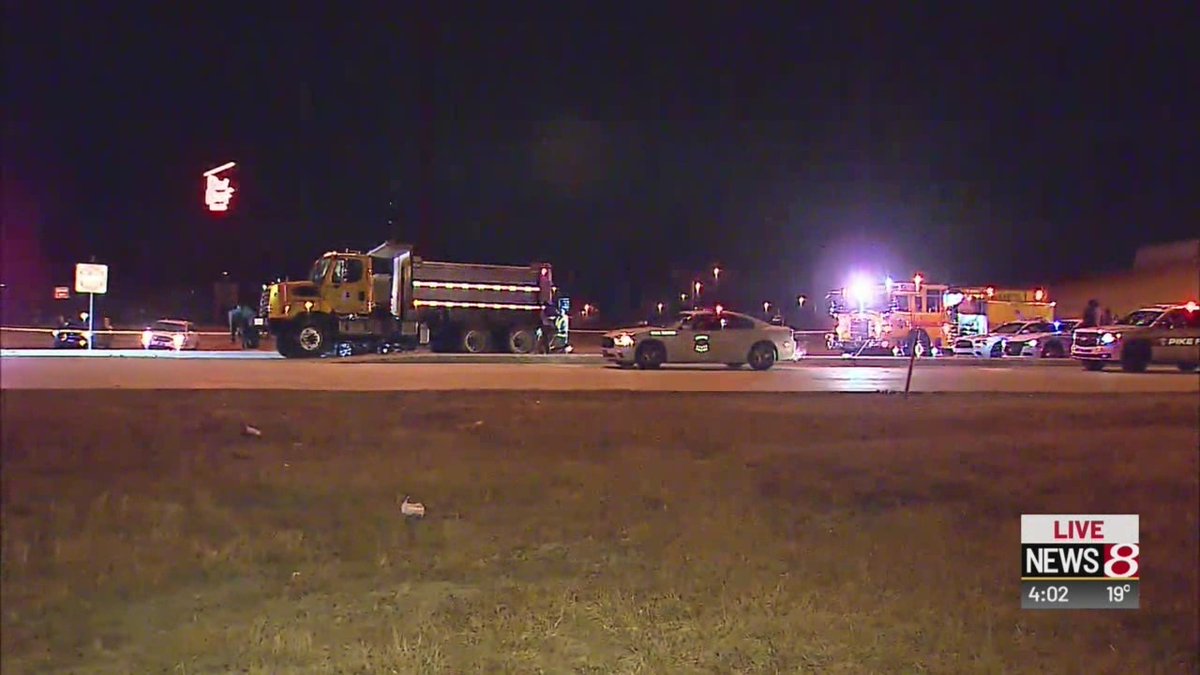 A crash on the north side of Indianapolis involving an salt truck and a car has killed a man