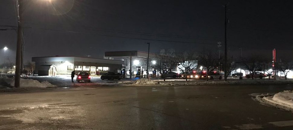A man was found shot outside a Speedway gas station at W. 52nd and Lafayette Rd. in an apparent road rage incident late Sunday night.    