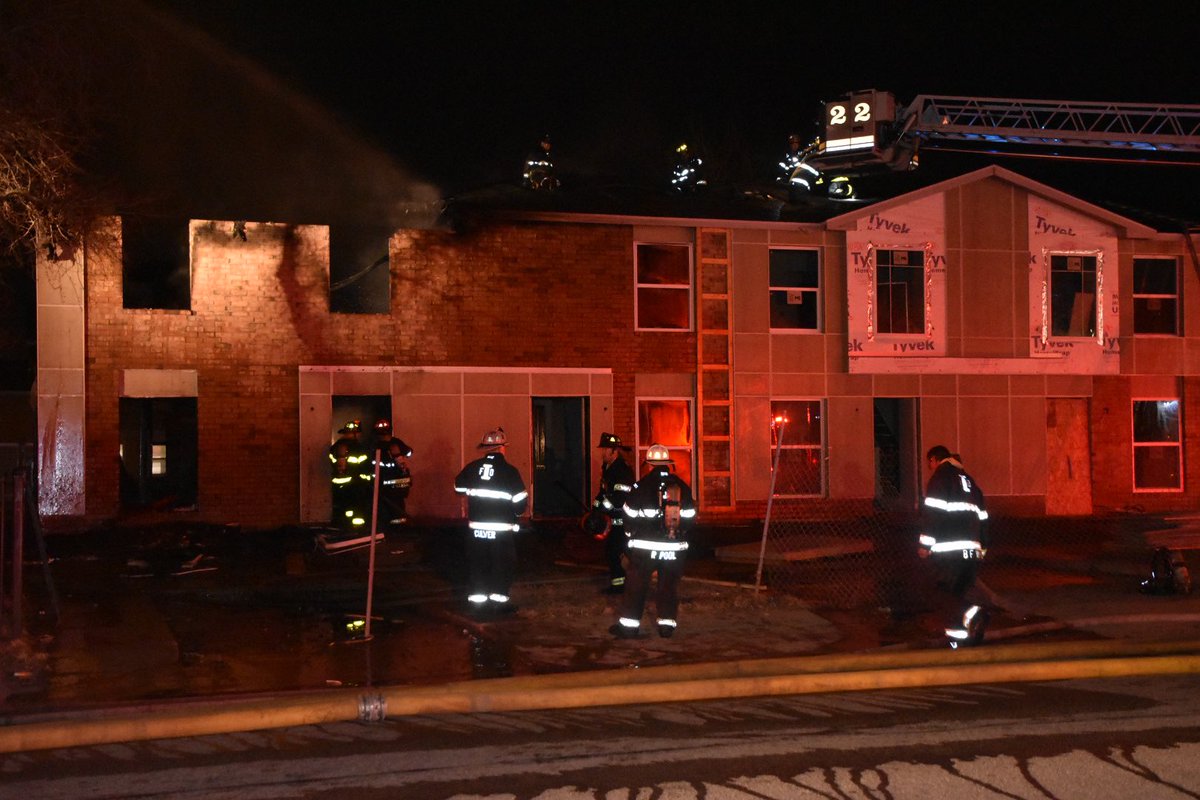$125K damage to Apartments under construction at 30th and Orchard. 1 FF slight injury - treated on scene and released.