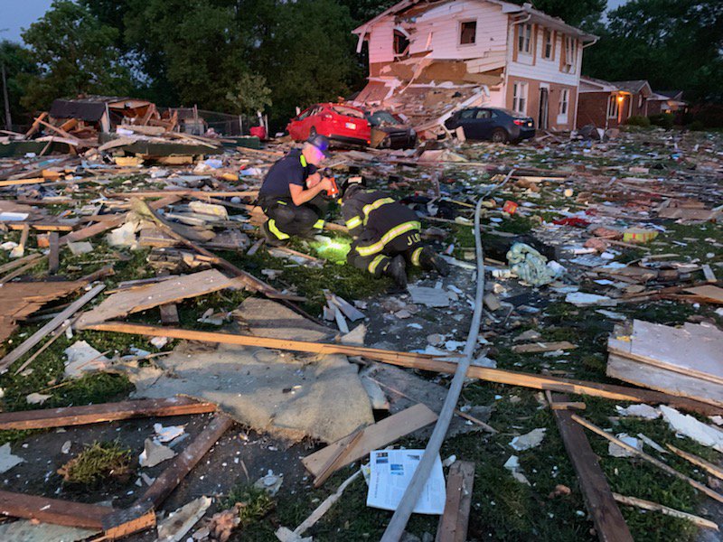 One person has died and two others were seriously injured in a catastrophic home explosion in Jeffersonville Sunday morning.   It is unclear at this time what caused the explosion.      