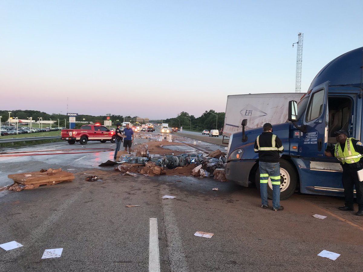 I-94 EB 2 semi crash. All lanes Blocked extended clean up. No injuries. Emergency personnel on scene. Seek alternate routes.. Traffic diverted off at Burns HarborPorter exit.   