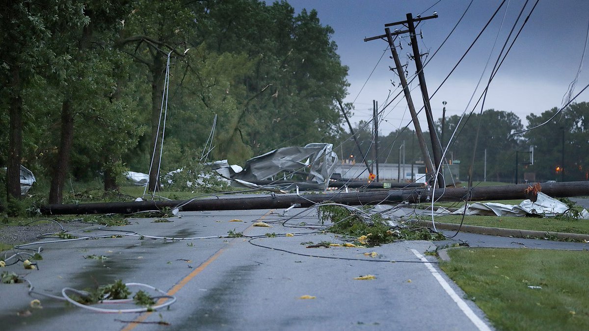 Two possible tornadoes seen near Bloomington; Beech Grove high school, business, homes damaged 