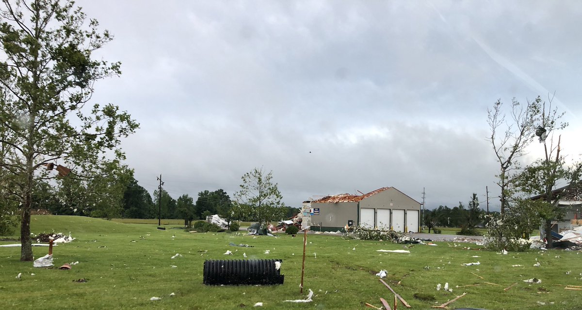Chafin Chapel Road the and west end of Starnes Rd are closed due to tornado damage.   