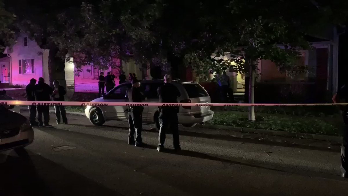 Preliminary investigation shows the unknown person(s) outside of the house fired at least one shot into the house.  Police believe this to be an isolated incident.   