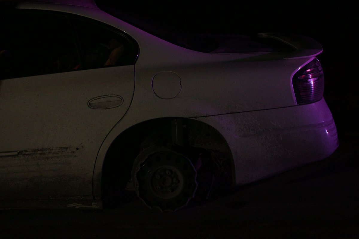A chase in Henderson County ended this morning after starting in Evansville. VCSO recognized a man from a previous chase recently and say he rammed a cruiser before speeding off. HPD joined and the chase made its way to Corydon, where the driver stopped after losing three tires.   