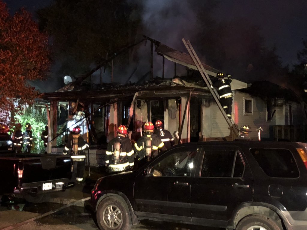 Most of the flames have been knocked down by IFD, and it looks like they're starting to hunt down the hotspots. No official word yet if anyone was hurt in this fire