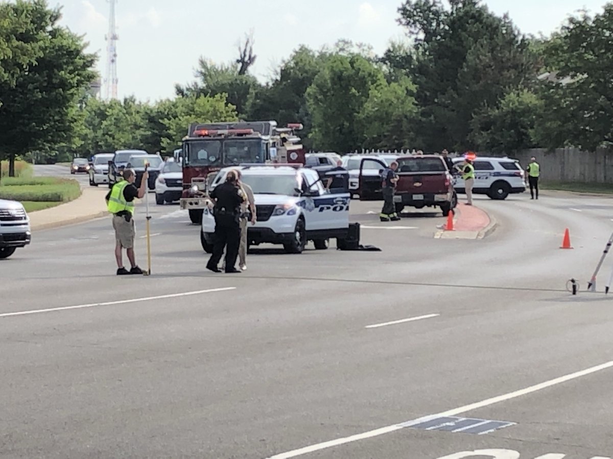 Person hit and killed. Scene where Carmel PD says someone was hit by a pickup on City Center Dr near Guilford earlier this morning. No info about the victim or the driver has been released yet. Road remains closed. Newstracker   