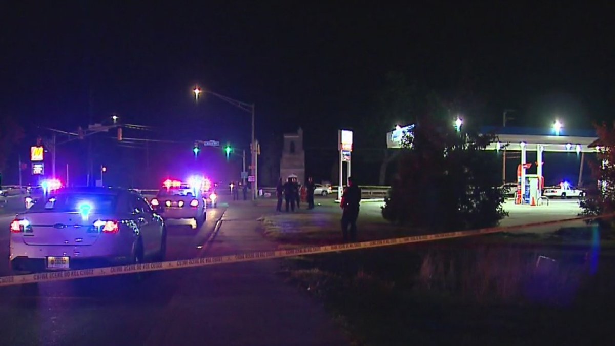 Three people are in the hospital after a shooting at a gas station on the city's east side, Indianapolis Metropolitan Police Department said.     