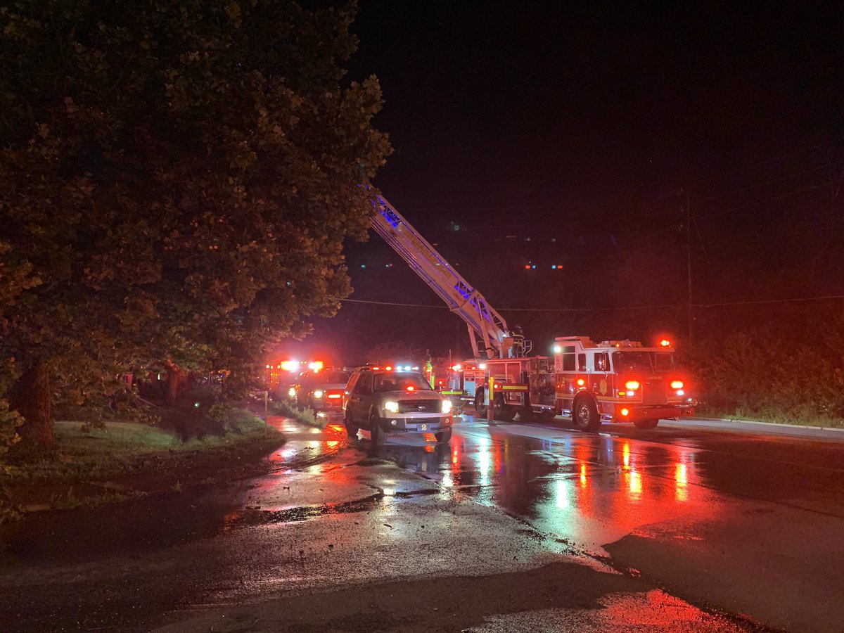 Apartment complex formerly known as Oaktree Apartments is vacant and no firefighters have been hurt.