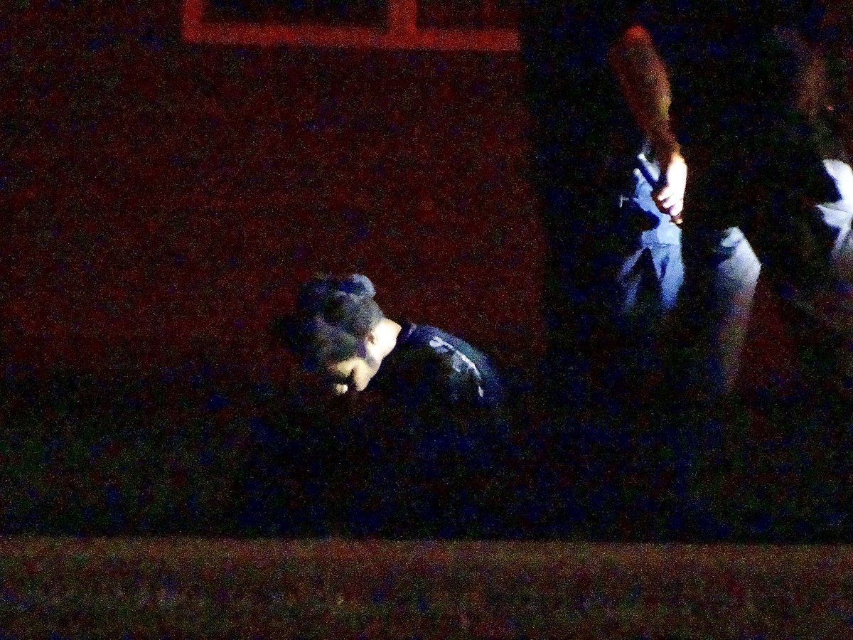 Three suspects taken into custody after shots were fired at Lawrence PD, while they were chasing them in a possible stolen car