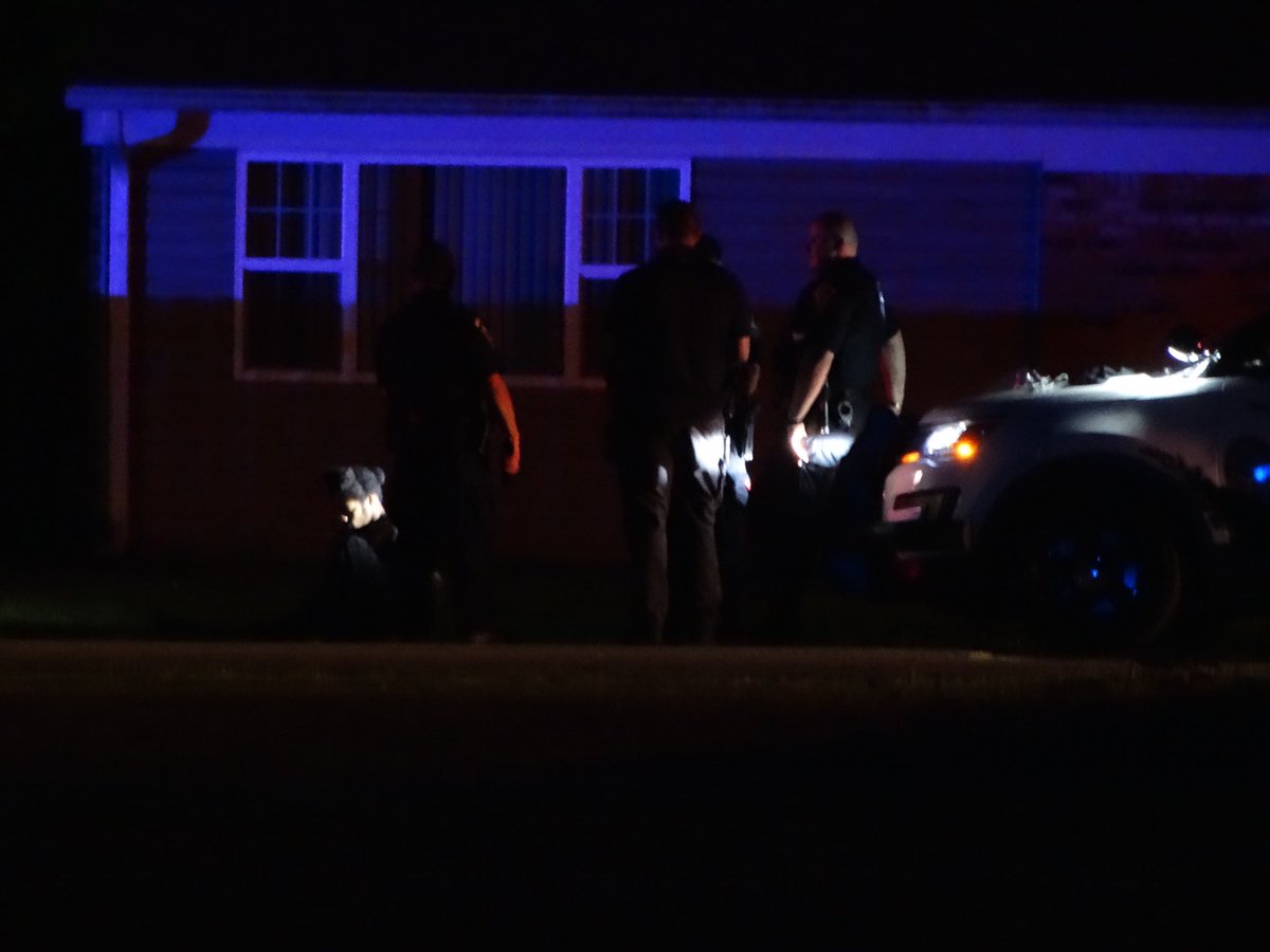 Three suspects taken into custody after shots were fired at Lawrence PD, while they were chasing them in a possible stolen car