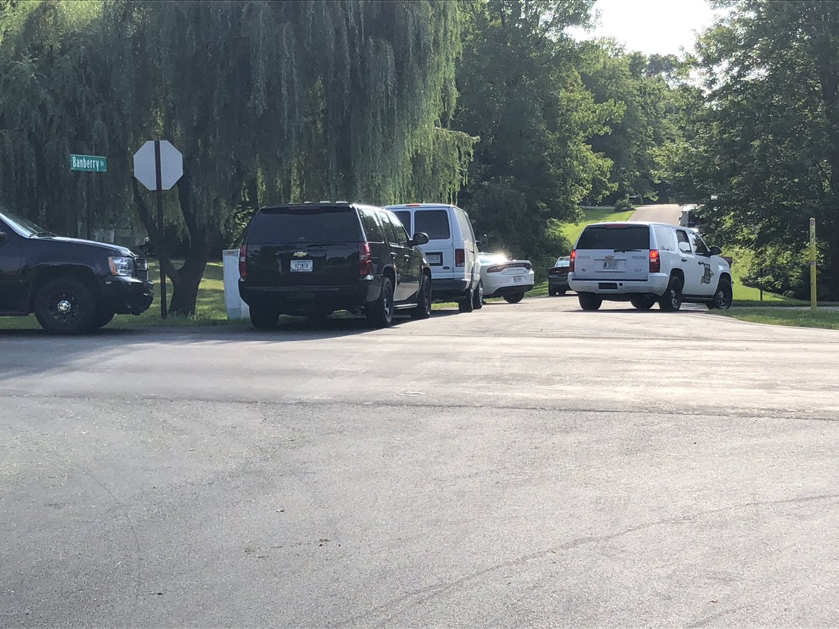 Crews are still on scene of the SWAT situation here in Bright,IN,  Sheriff is the man inside is not responding to their commands. 
