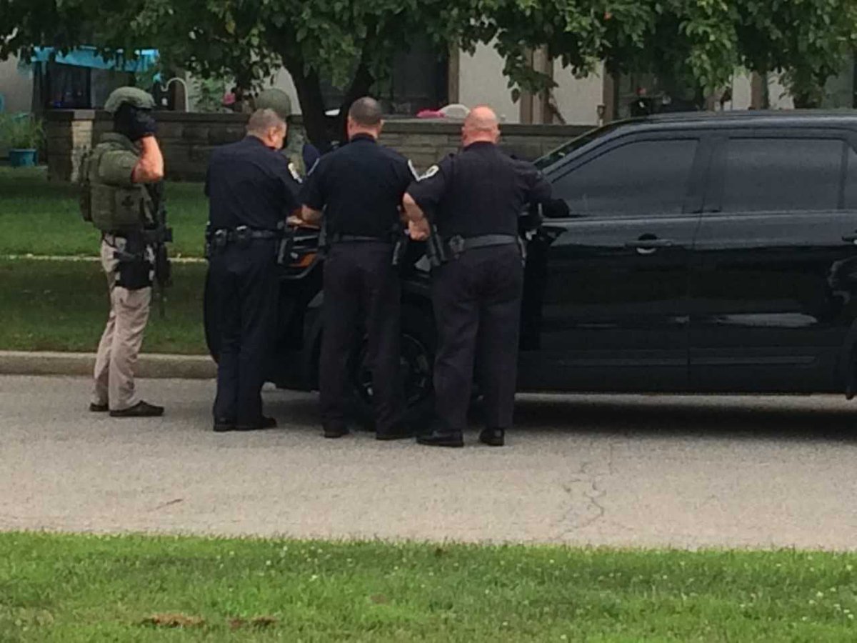 Police on scene of a shooting at 2601 Oakland Ave., Elkhart. This is the Stratford Commons Apartments.