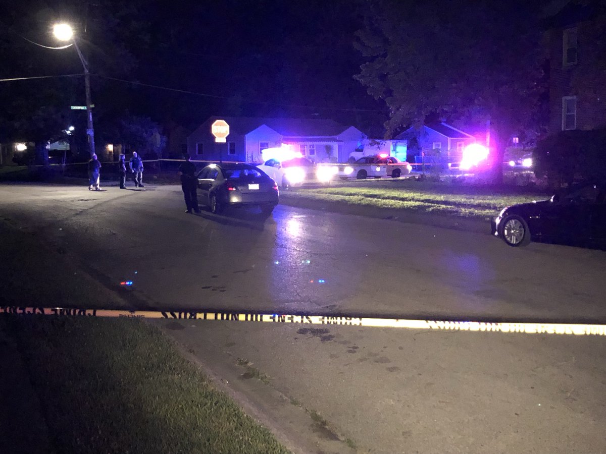 IMPD confirms that a person is in critical condition after a shooting at the Windsor Dr  Catherwood Ave intersection (near 21st and Arlington). Officers have the area roped off with  crime scene tape and are investigating.