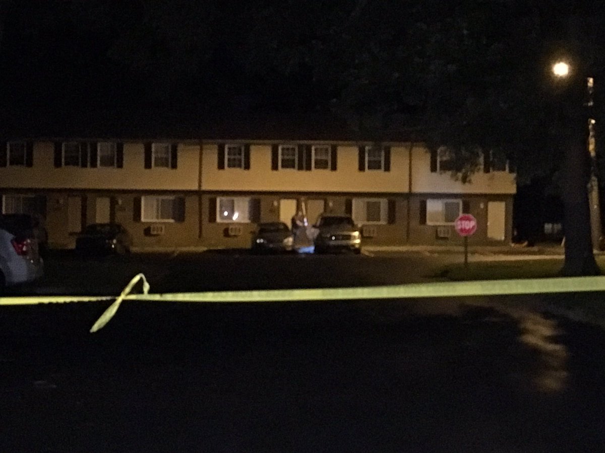 7 hours since the shooting at Beacon Heights Apartments and the scene is still active.  Metro Homicide says a man is in critical condition after being shot twice in the upper body