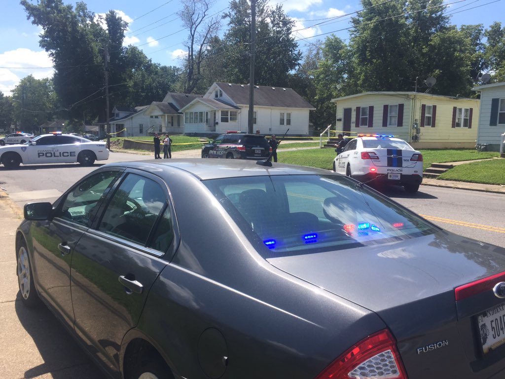 On scene of shooting in 1600 block of Vann Ave, just down the road from the Neighborhood Walmart. 2 homes taped off at this time. K9 brought to backyard, 10 units on scene