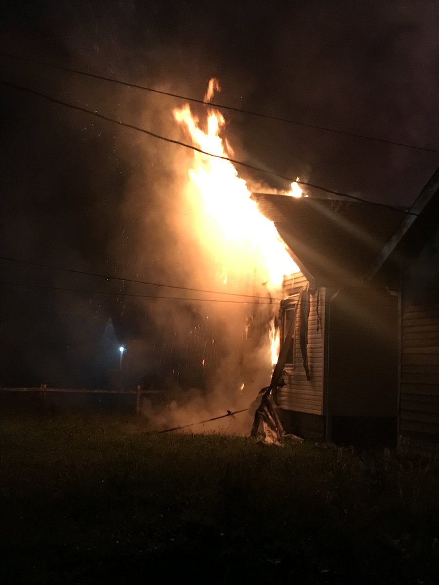 Heavy fire damages recently renovated home at 3331 Robson St. $120K damage. Firefighters mark blaze under control in 20 minutes. No injuries. 