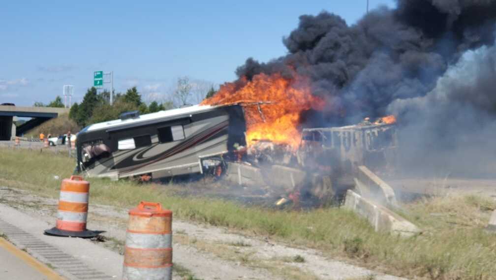 Pair of crashes closes portions of I-65; ISP investigates causes
