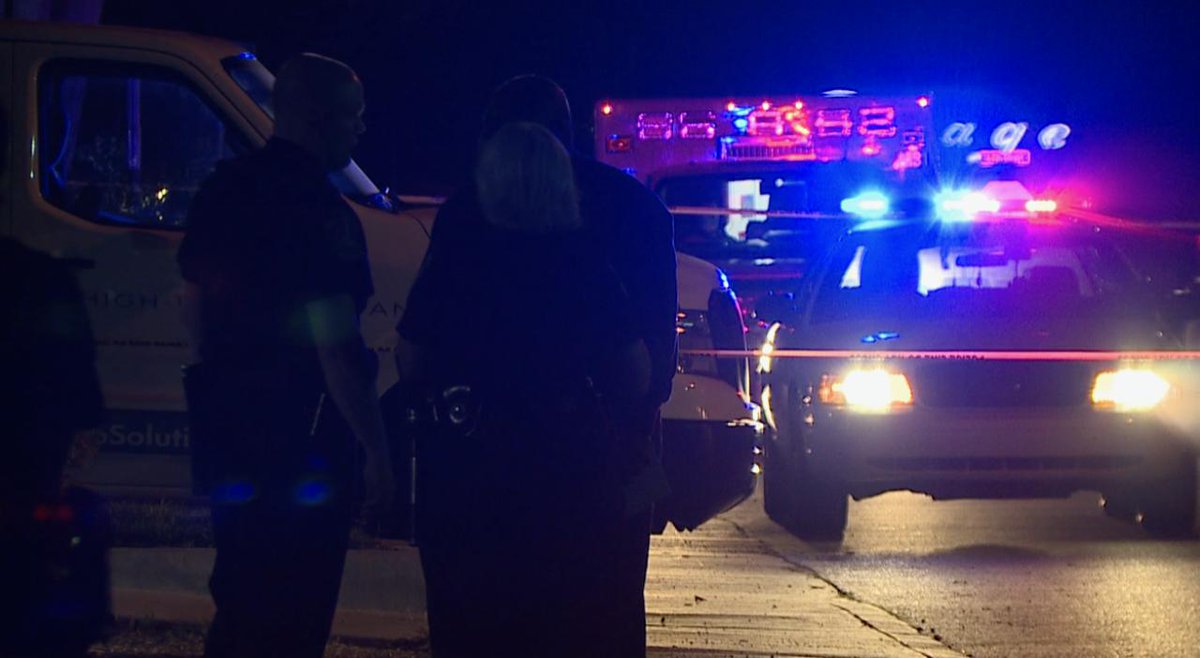Police are investigating a deadly shooting in Broad Ripple; Ferguson Street and the area around Connor's Pub are blocked off 