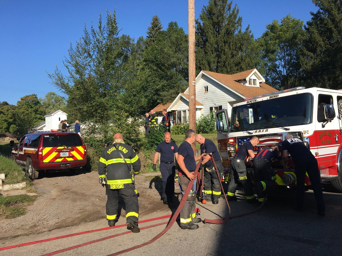 Firefighters are responding to a fire on the 1300 block of North Adams in South Bend.   Fire chief tells they've put out the fire and are putting out hot spots right now.   He also says no injuries have been reported with this fire