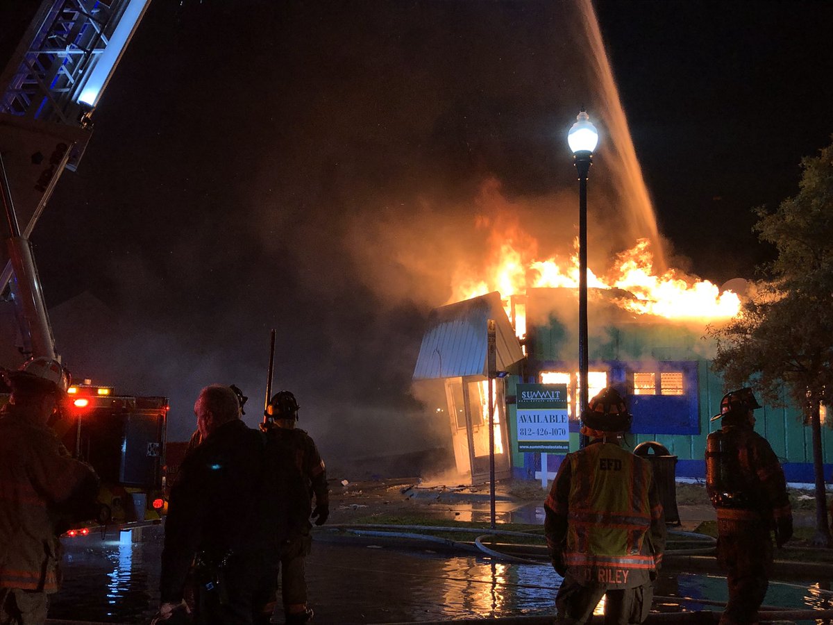 More images of the fire at Charlie's Food Mart on N. Main. 