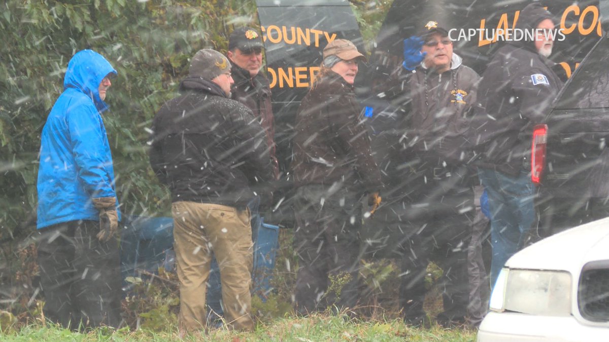 Gary Police along with the Lake County Coroner investigate a body that was discovered in a vacant lot