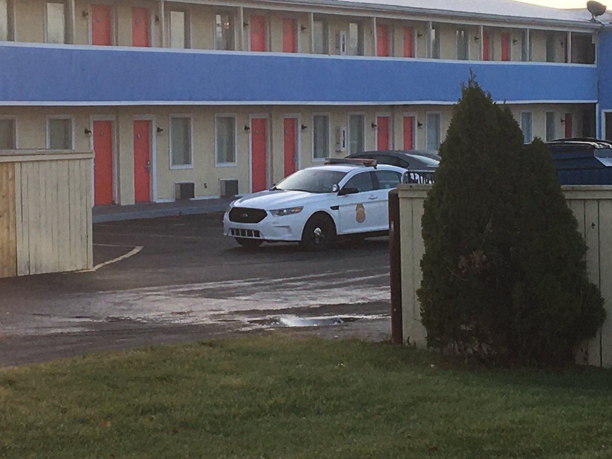 Police on scene of a shooting at the Days Inn 21st & Post. indianapolis