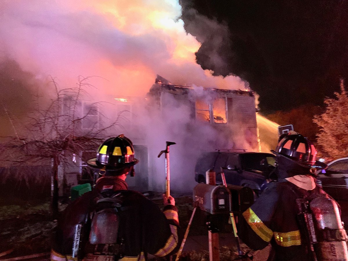 A fire destroyed a home on the southeast side of Indianapolis. Fifteen units responded to the scene, including two from Beech Grove.