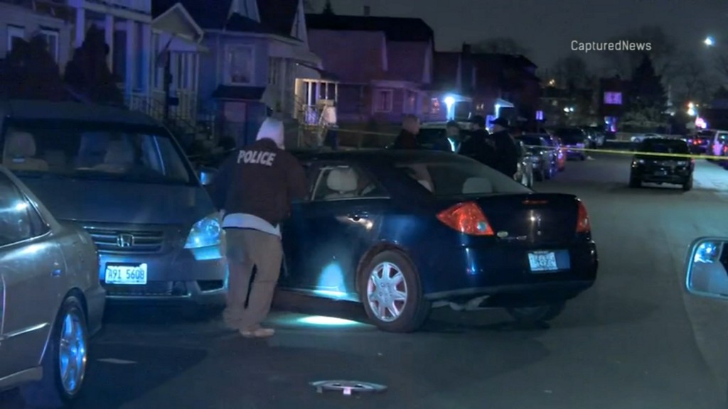 East Chicago police said a 17-year-old girl was struck and seriously injured by gunfire Thursday