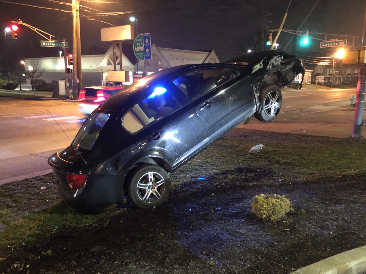 IMPD says a driver is expected to be ok after they had some type of medical issue  drove up a power pole's guy wire. 1 lane of WB Washington St is blocked between Sherman and Rural. 