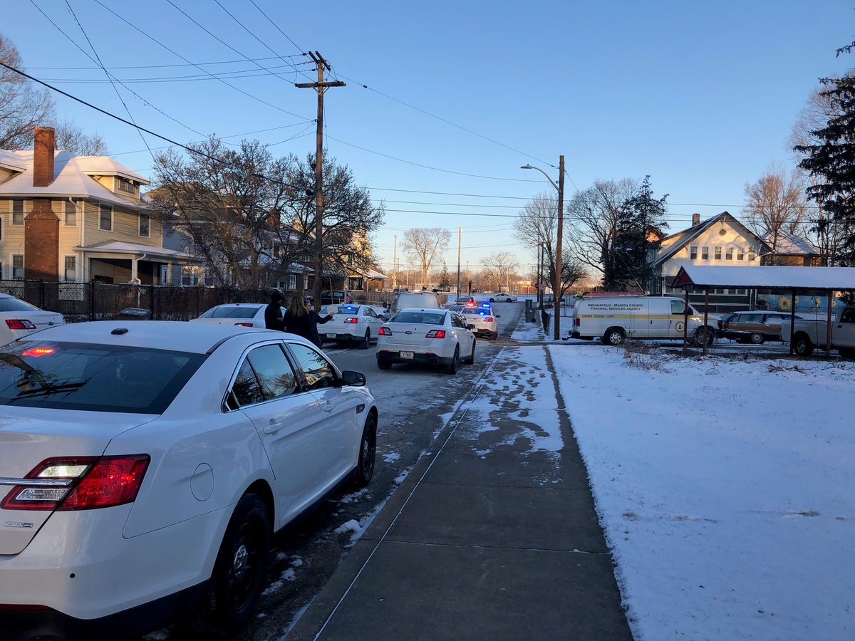 IMPD confirms a shooting along Hemlock. The victim is reportedly in critical condition.  