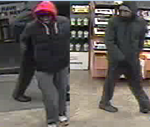 Lebanon Police are looking for two men who held up a Speedway this morning. One of them put a gun to the cashier's head while the cash drawer was emptied