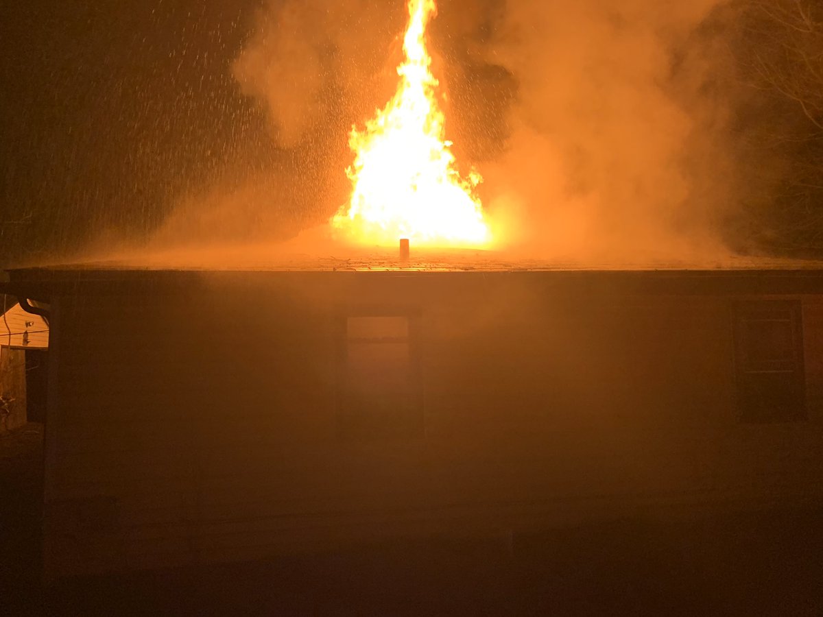 Crews are at the scene of a house on fire in the 5000 block of W. Kelly Street. Engine 81, first due, advising fire through the roof of a single story home.