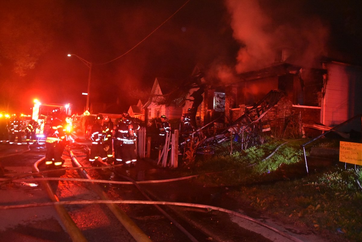 64 year old man ok but transported for check out after he says he used gasoline to light grill on front porch of his home at 881 W. 25th St.  Extensive damage to structure.  Crews mark under control in 20 minutes with no damage to exposures and no firefighter injuries