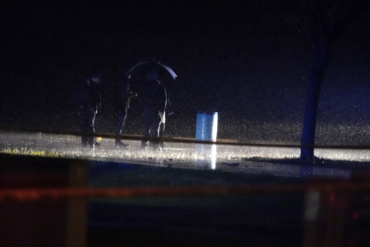 4 juveniles shot in south side park, 1 critical, 1 serious, 2 stable. IMPD says group of kids in Perry Park at 1am when shooting happen. Those not injured are talking to police. Detectives dealing with heavy rain as they canvas scene