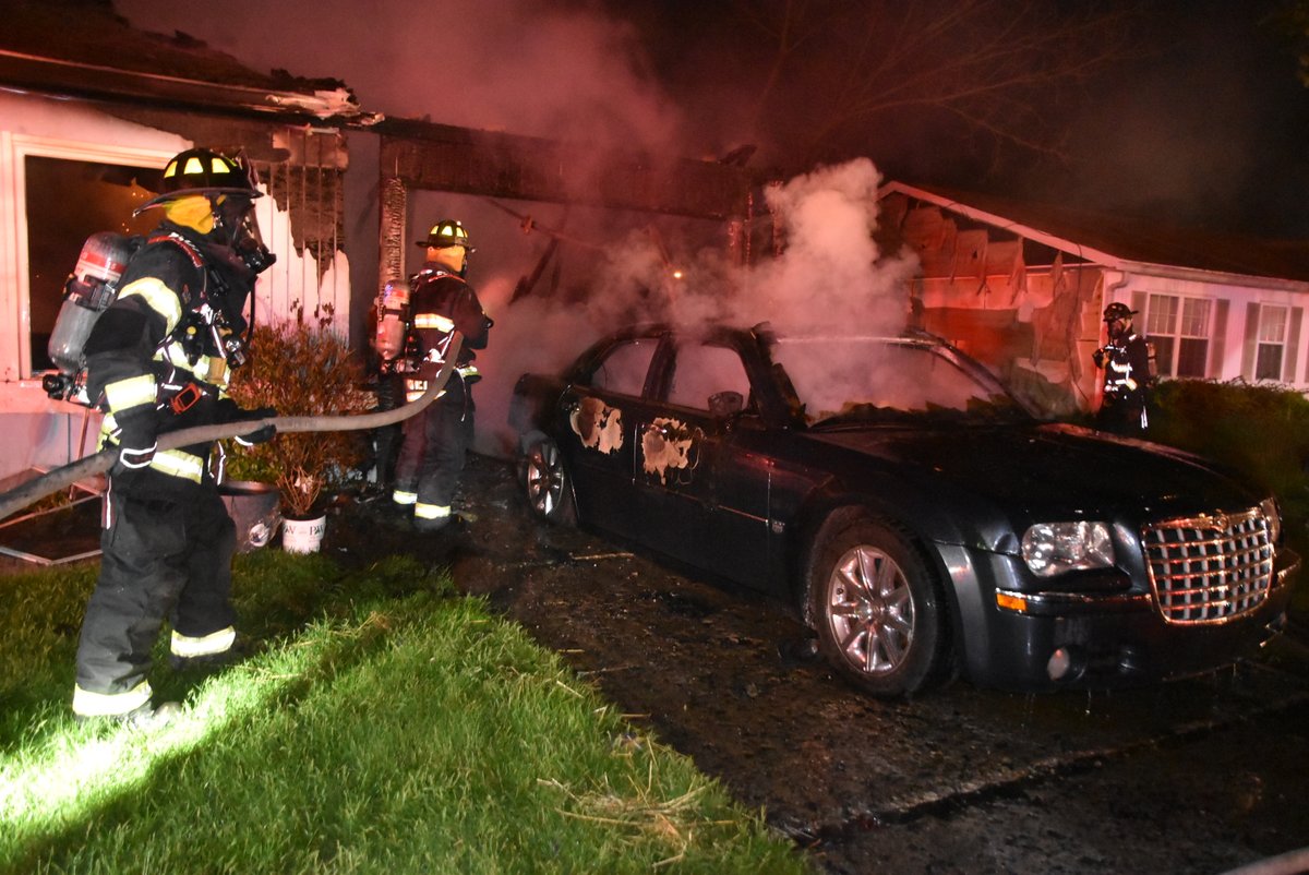IFD PTFD SFD firefighters mark blaze under control in 25 minutes at 4343 Dabny Dr.  Occupied structure a total loss with exterior damage to vacant home next door. Family, who has lived in the home for 14 years, has insurance and will stay with relatives