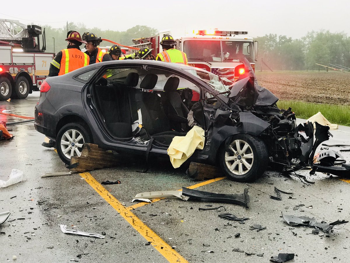 5600 Block Mann Road Crews are working a motor vehicle accident involving a car and a lawn treatment truck. Both  drivers were trapped in their  vehicles. Both drivers were conscious, serious but stable,  and both were taken to trauma centers. The cause is under investigation